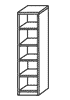 С-ФР-6.1 Стелаж узкий высокий